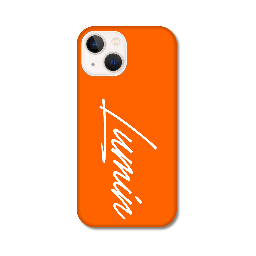 Luminビッグロゴ - オレンジ×ホワイト iPhone13 mini