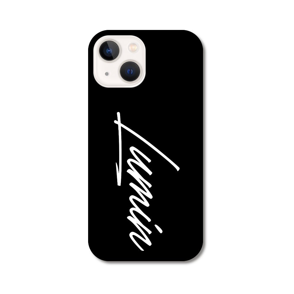 Luminビッグロゴ - ブラック×ホワイト iPhone13 mini