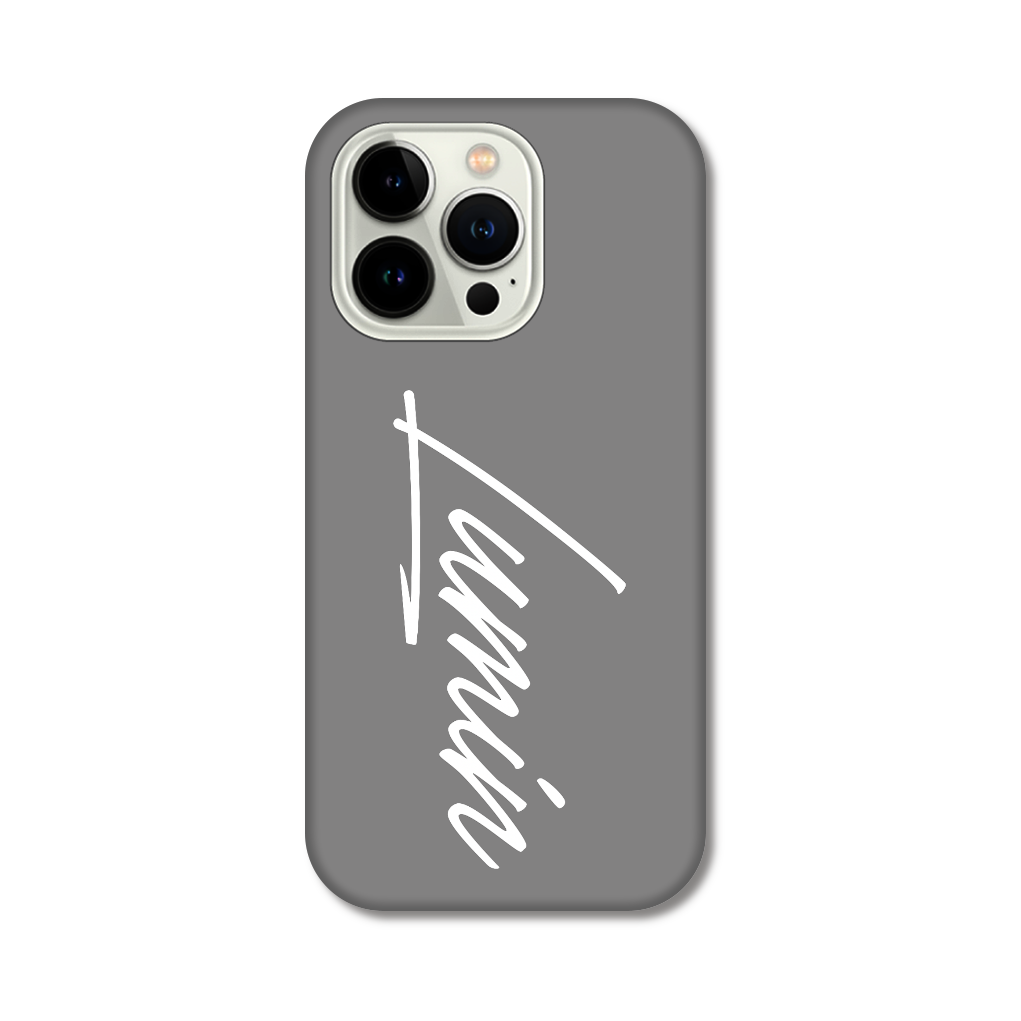 Luminビッグロゴ - グレー×ホワイト iPhone14 Pro