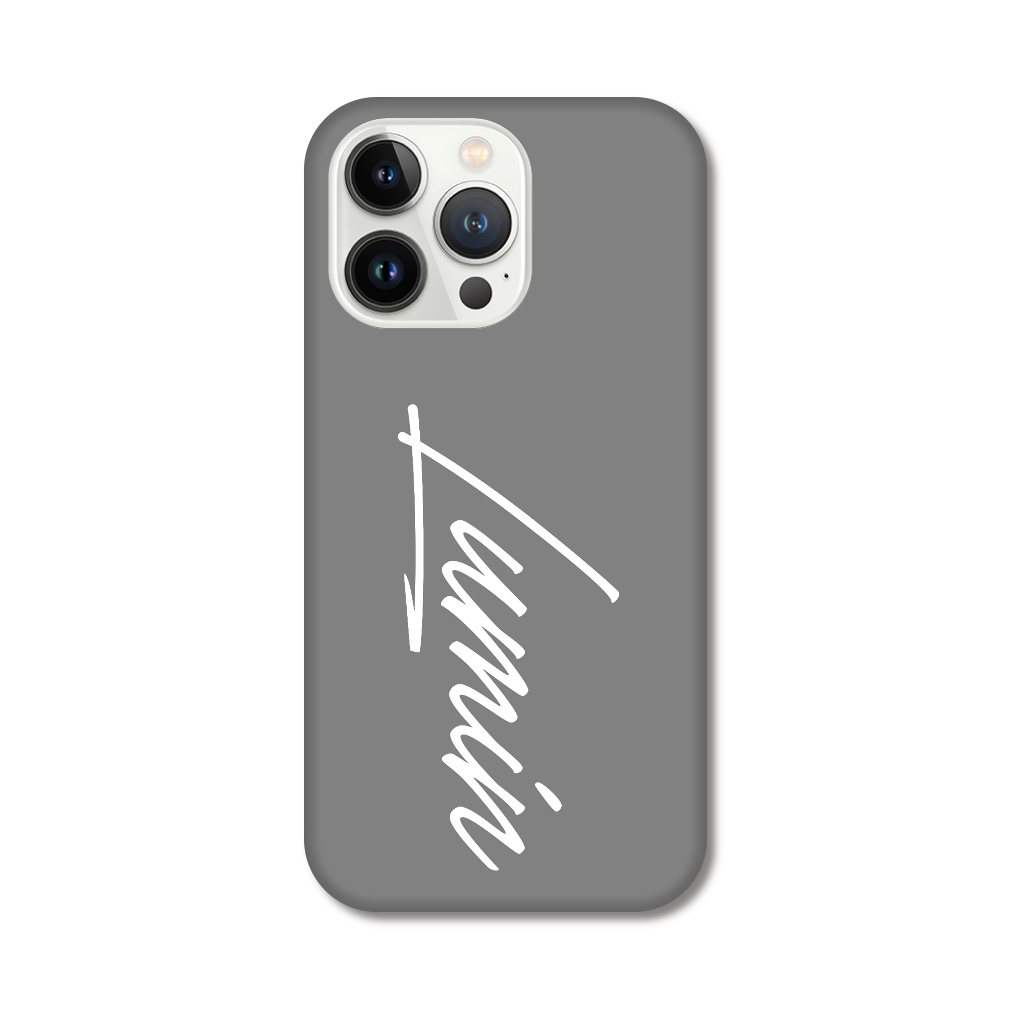 Luminビッグロゴ - グレー×ホワイト iPhone13 Pro