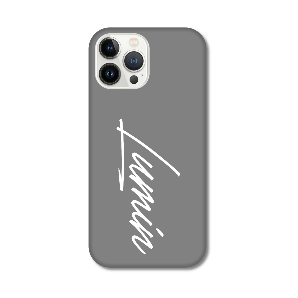 Luminビッグロゴ - グレー×ホワイト iPhone13 Pro Max