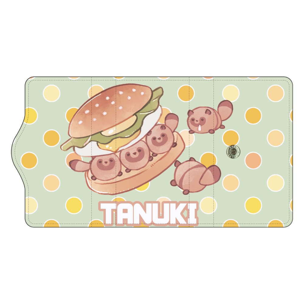 ハンバーガーたぬき キーケース