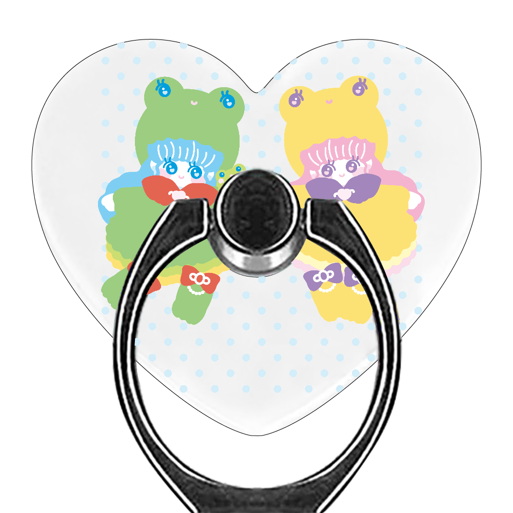 froggirls スマホリング（ハート型）
