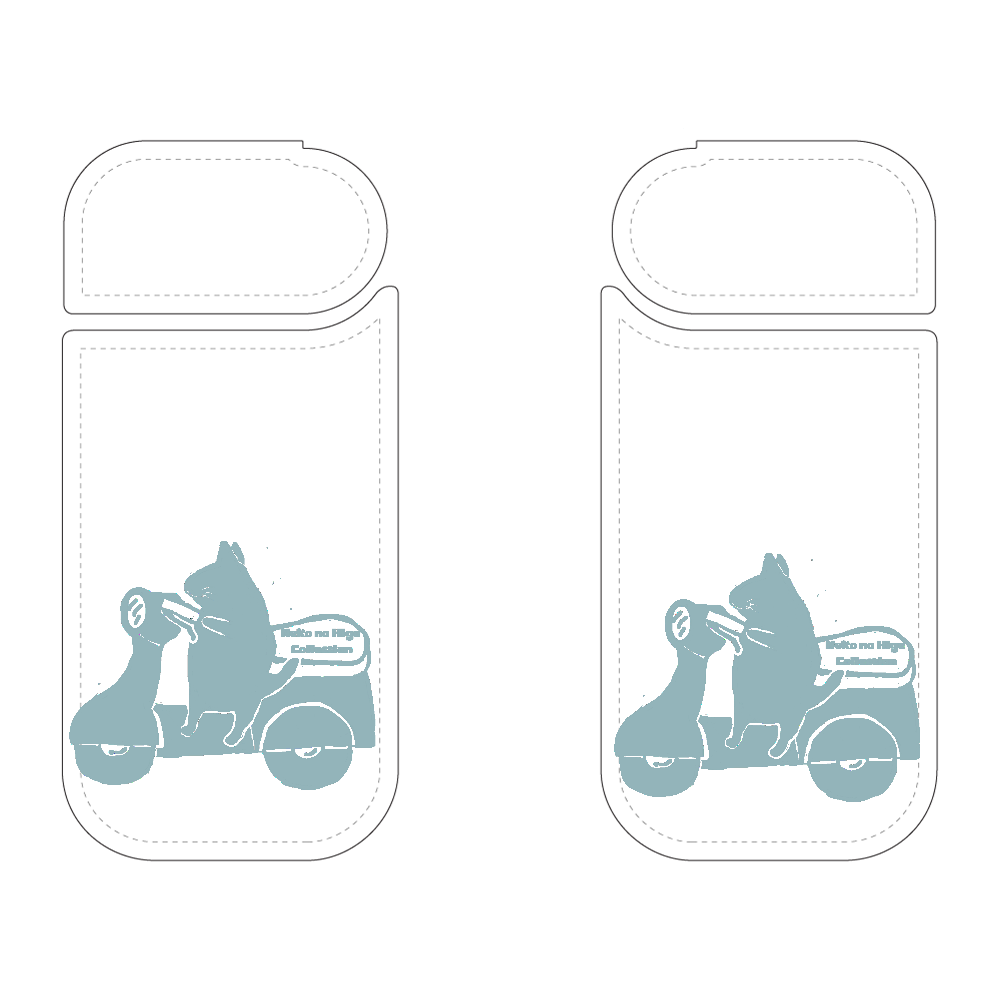 使ってないけど使用中バイク編Ｃ：文字なし：ねこのひげあつめ。 IQOSケース