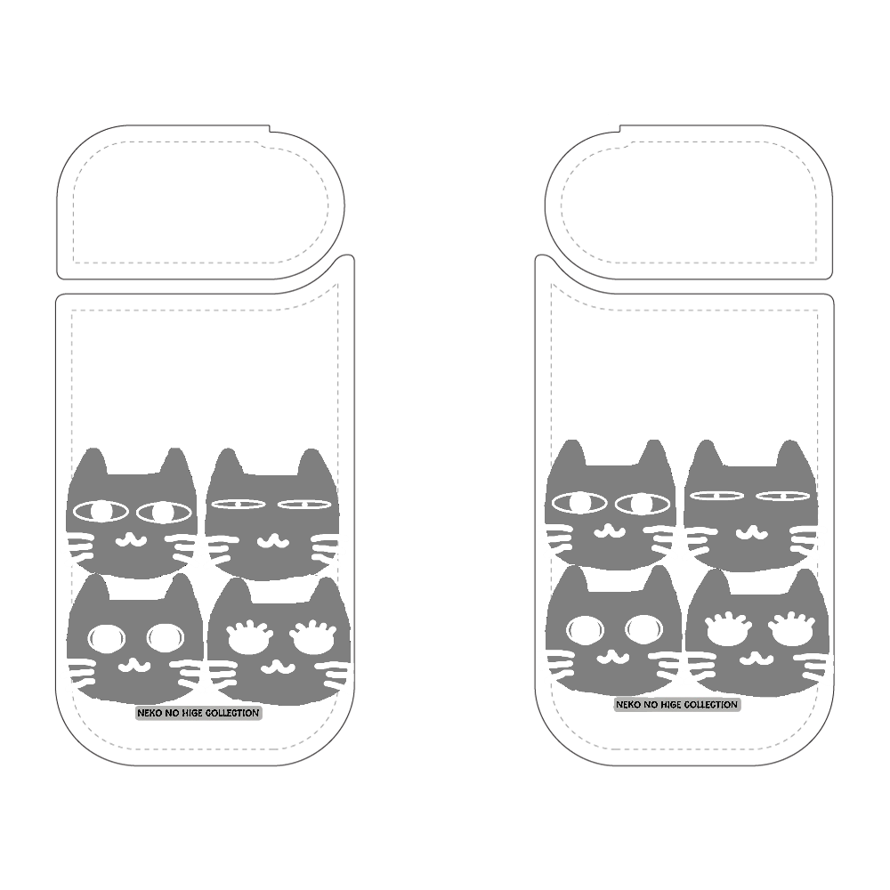 ぐれぐれきょうだいＢ：ねこのひげあつめ。 IQOSケース