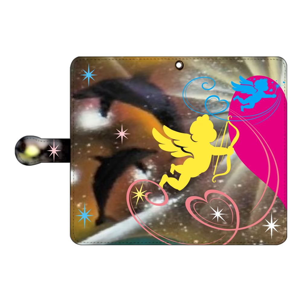 高次元スマホ 手帳型ベルト付きアンドロイドL