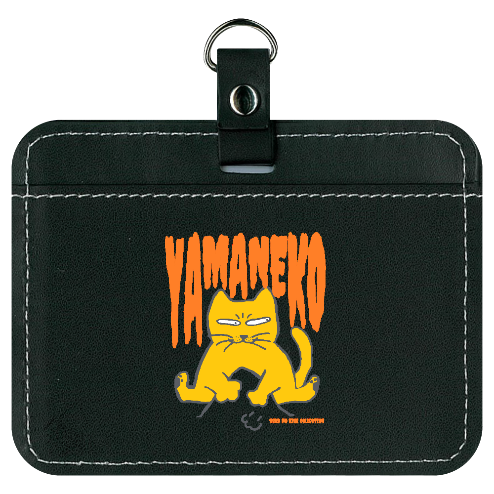 らくがき・やまねこ・おれんじ：ねこのひげあつめ。  PUパスケース