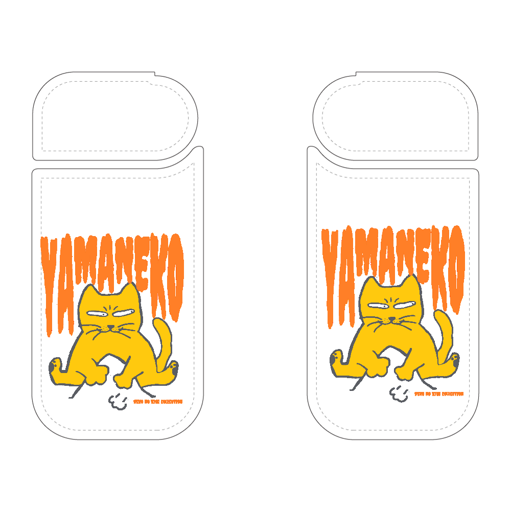 らくがき・やまねこ・おれんじ：ねこのひげあつめ。  IQOSケース
