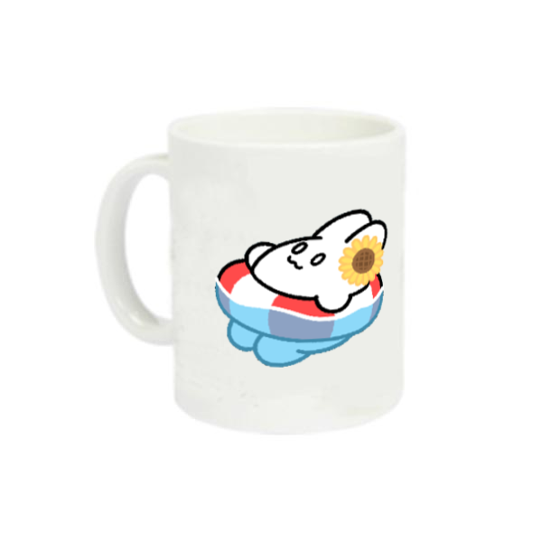 ぷかぷかうさぎ（うさぎだけ） マグカップ｜Nolli - オリラボマーケット