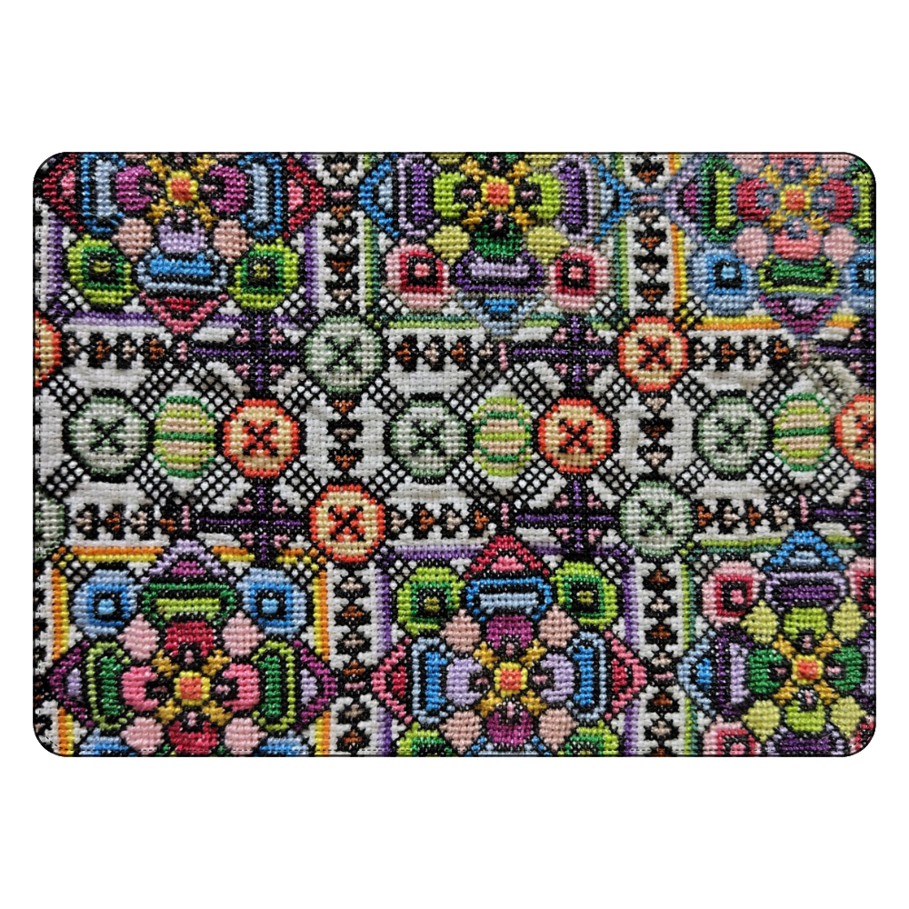クロスステッチ刺繍 印刷 タブレットケース汎用Mサイズ