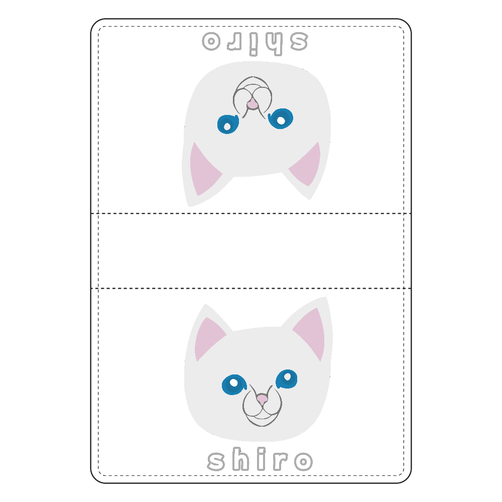 しろねこちゃん 名刺ケース