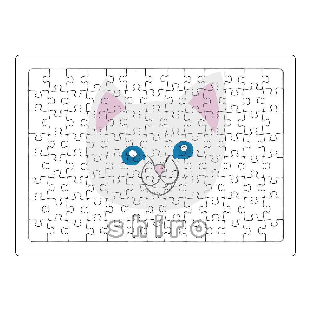 しろねこちゃん ジグソーパズル A4サイズ 104ピース