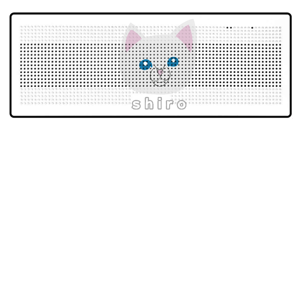 しろねこちゃん Bluetoothスピーカー 表のみプリント