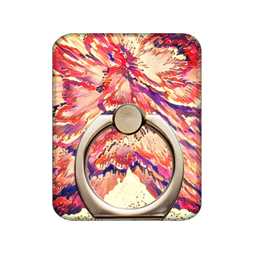 オーロラレッド スマホリング