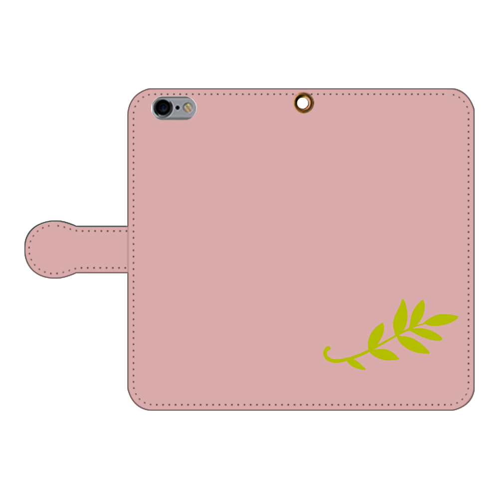 leaf (葉っぱ) 手帳型スマホケース iPhone6/6s 手帳型スマホケース