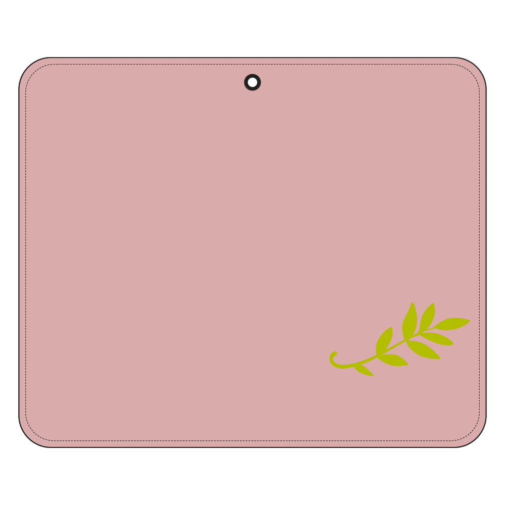 leaf (葉っぱ) 手帳型スマホケース 帯なし手帳ケース（汎用マルチスライド式パーツ）M