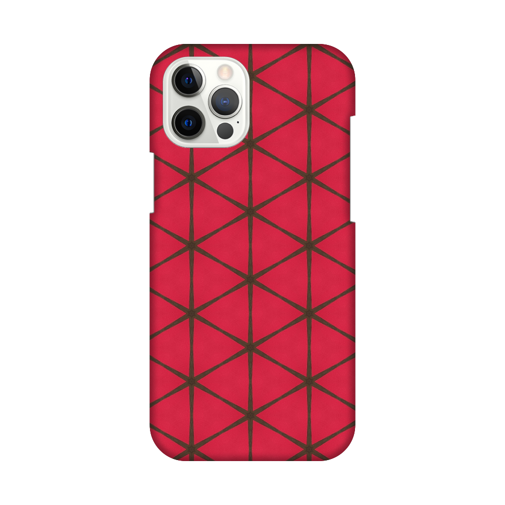 幾何学模様 (RED) スマホケース iPhone12 Pro Max