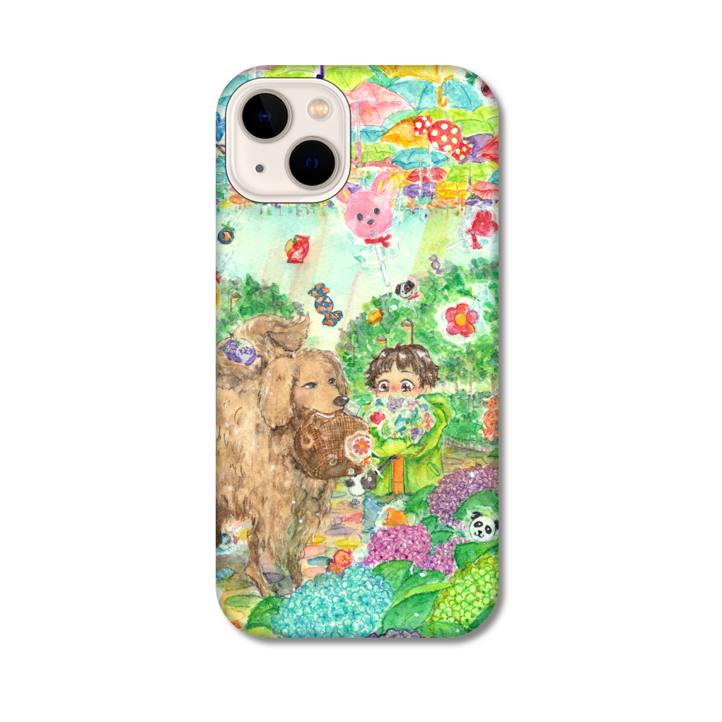 傘時々飴  iPhone14ケース iPhone14