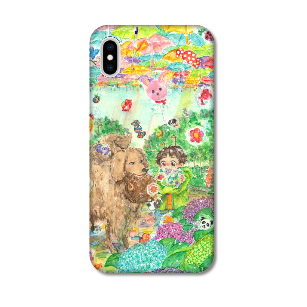 傘時々飴  iPhoneXsMAXケース iPhoneXsMAX