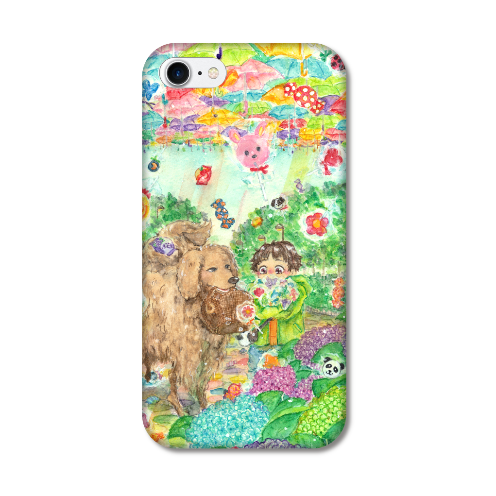 傘時々飴  iPhone8ケース iPhone8
