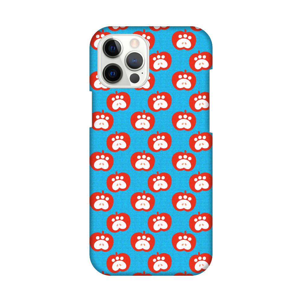 肉球リンゴのスマホケース【赤リンゴ】 iPhone12 Pro Max