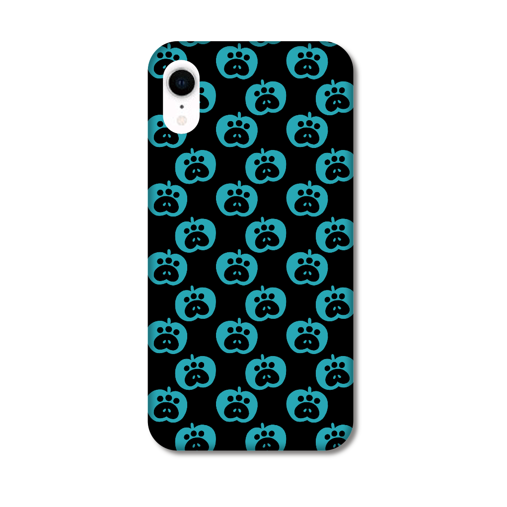 肉球リンゴのスマホケース【青リンゴ】 iPhoneXR