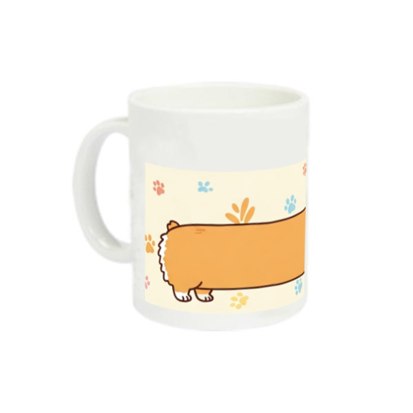 なが〜いコーギーマグカップ 定番マグカップ