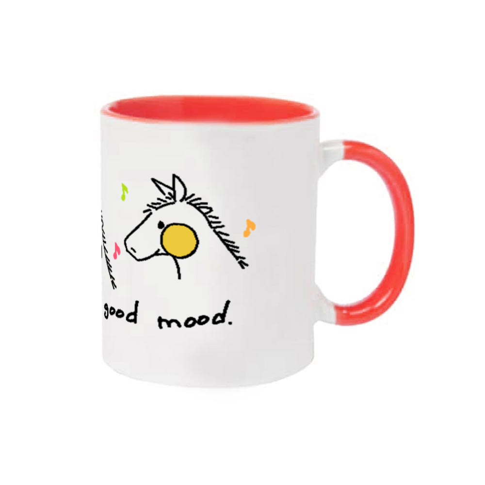 ご機嫌な馬たち 2トーンマグカップ