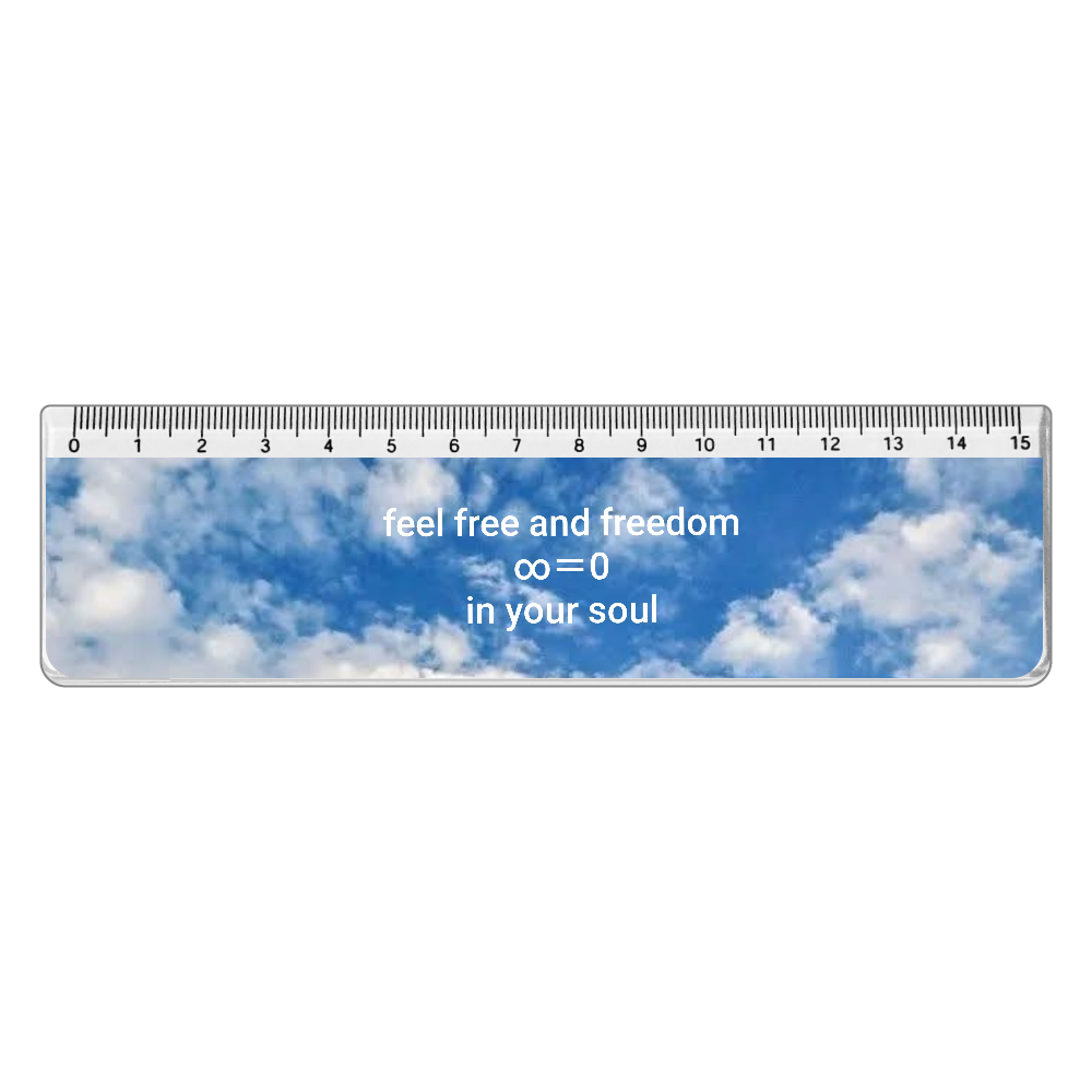 ffaf空 アクリルクリア定規