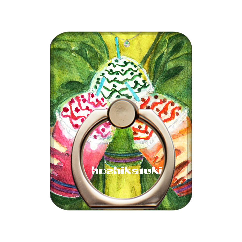 推し色フラペチーノ スマホリング