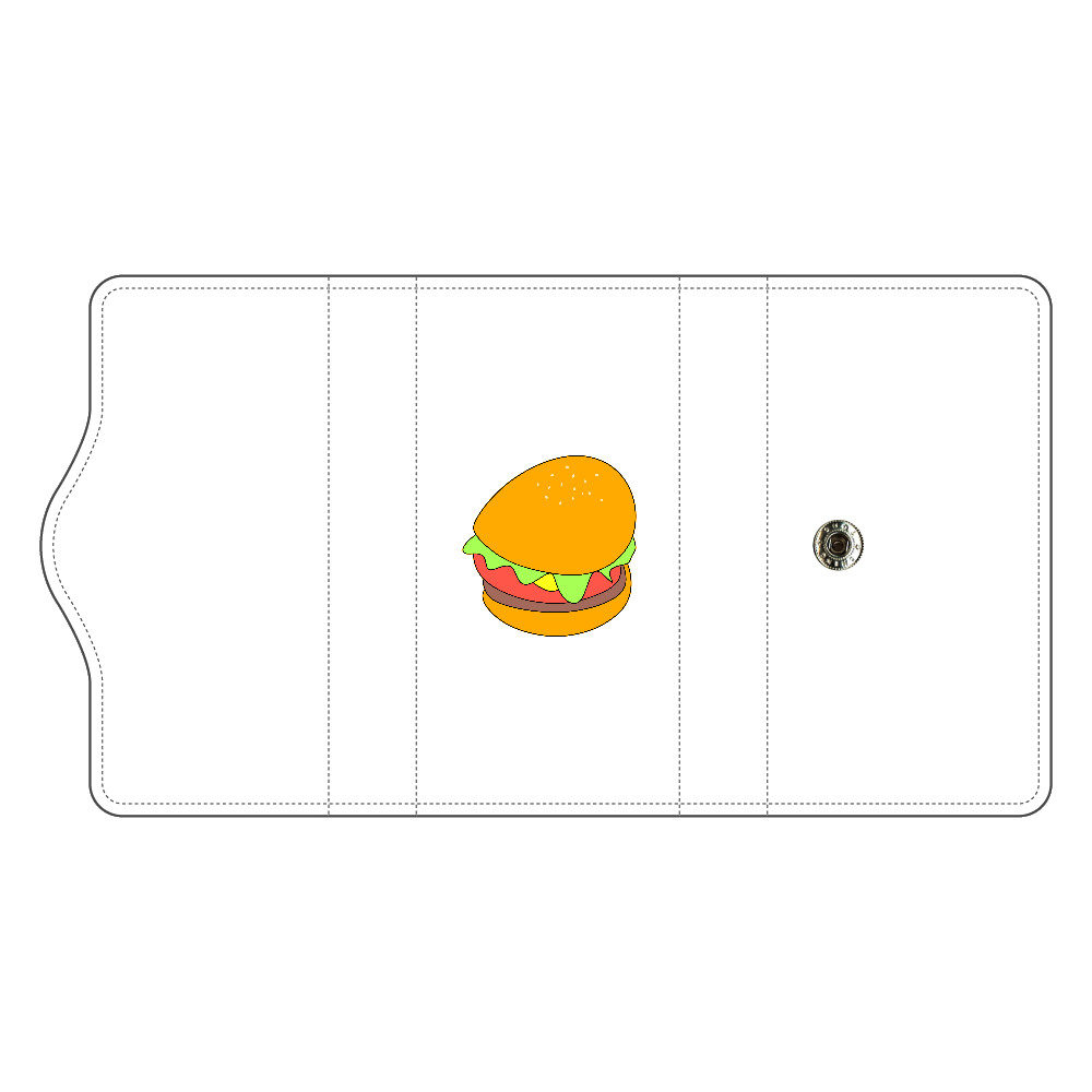 歪んだハンバーガー キーケース