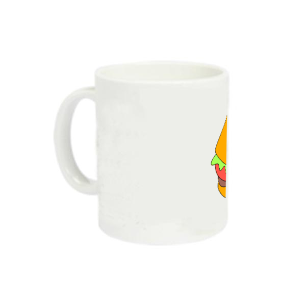 歪んだハンバーガー 定番マグカップ