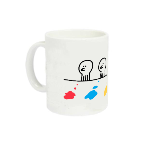 カラフルタコインク 定番マグカップ