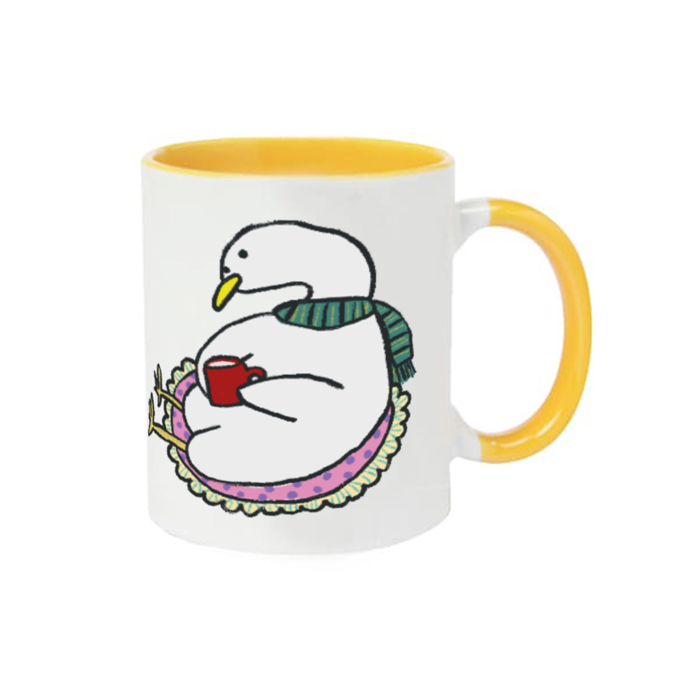 アヒルさん 2トーンマグカップ