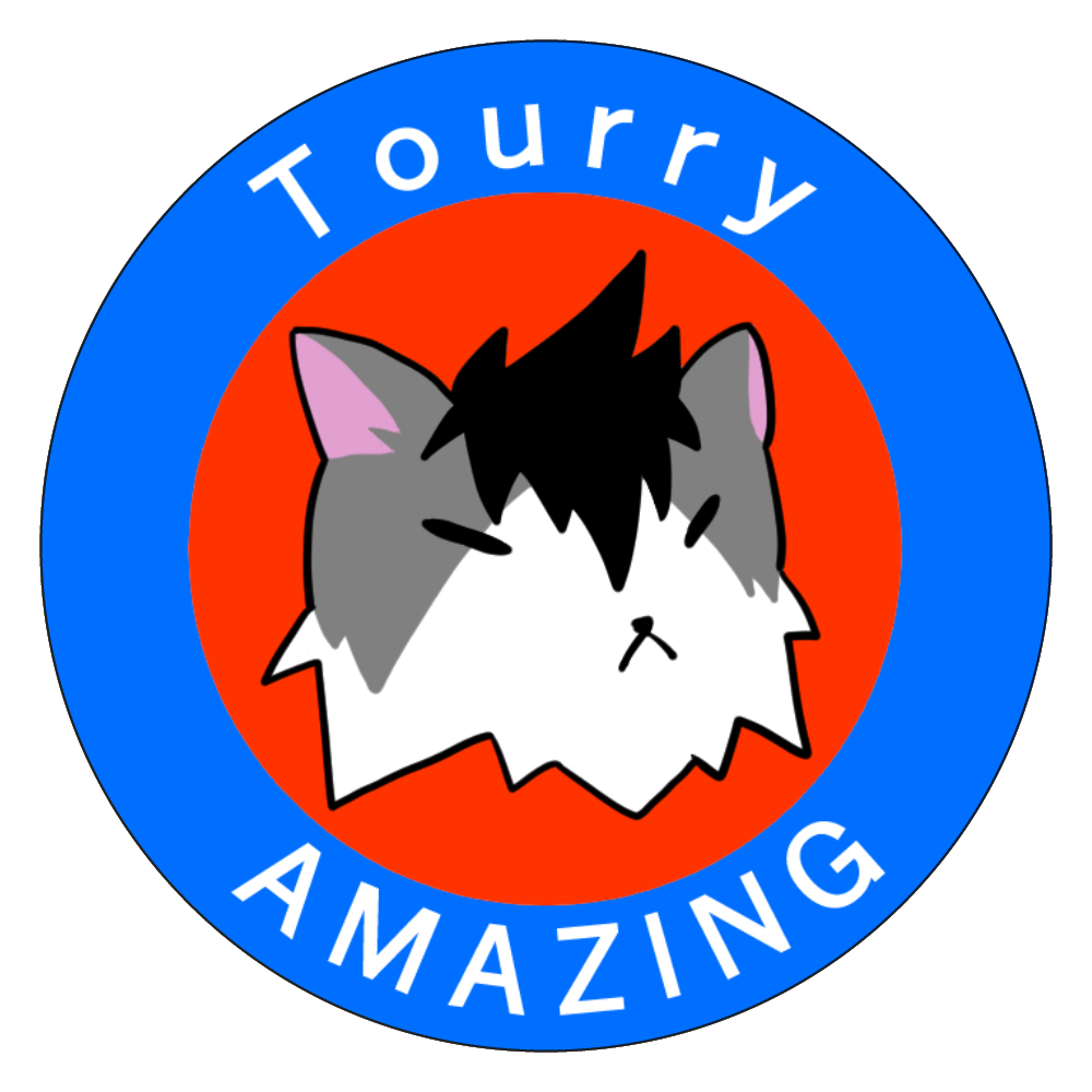 とゅーりー商店ロゴマーク 白雲石コースター　丸