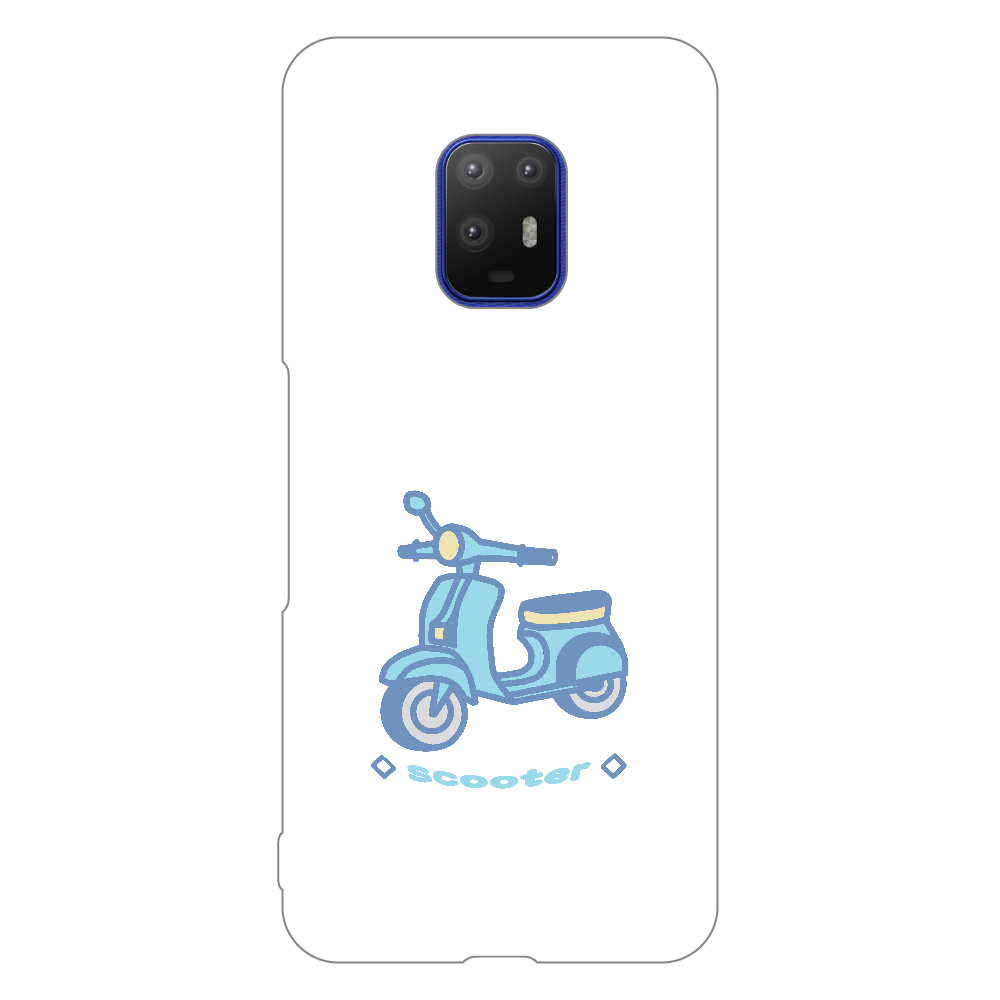 スクーターⅡ arrows 5G F-51A用ハードホワイトケース