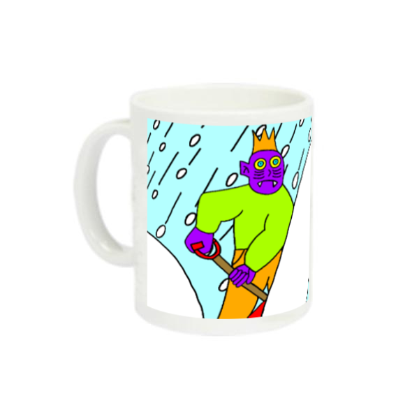 天地和魔王国の除雪作業 定番マグカップ