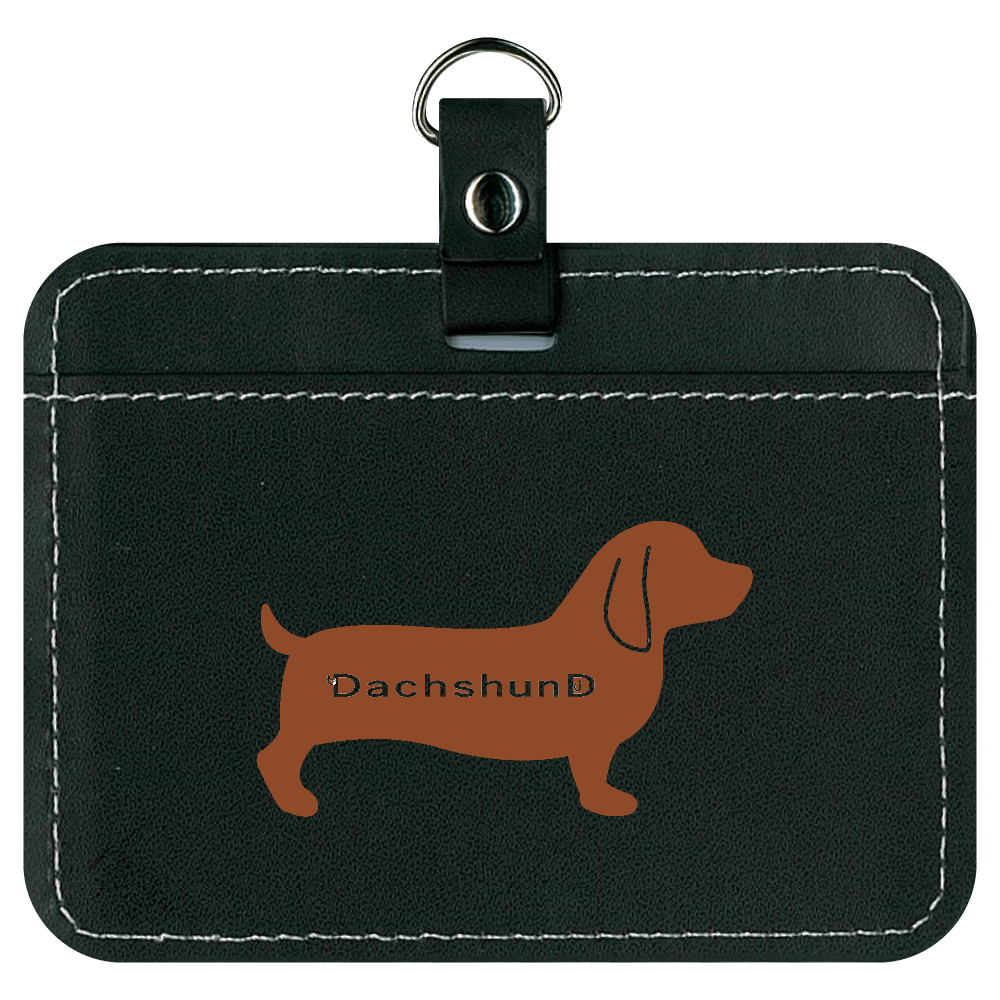 ダックスフント PUパスケース PUパスケース
