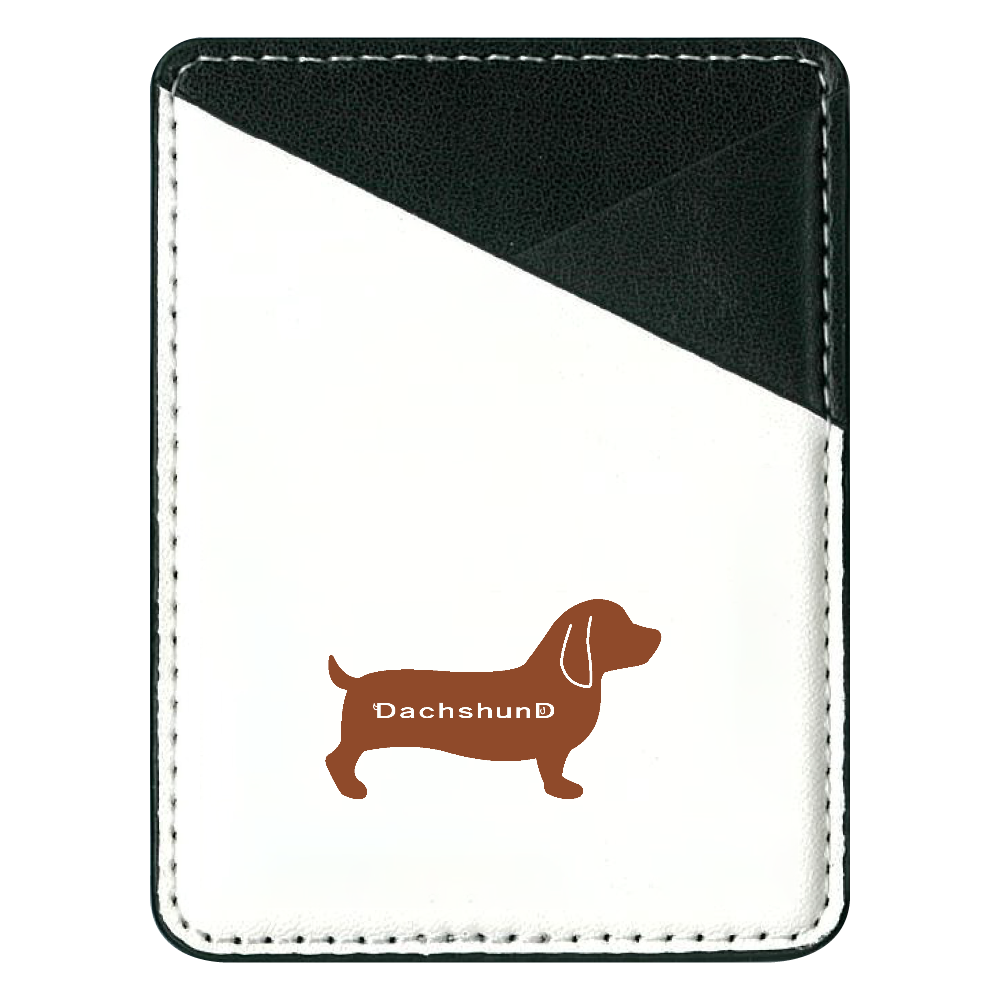 ダックスフント 貼り付けパスケース(スマホ用) 貼り付けパスケース(スマホ用)