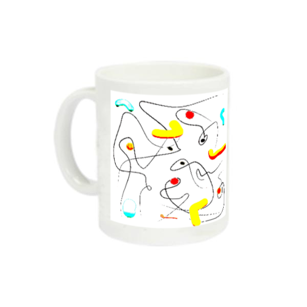 自由に泳げるよ 定番マグカップ