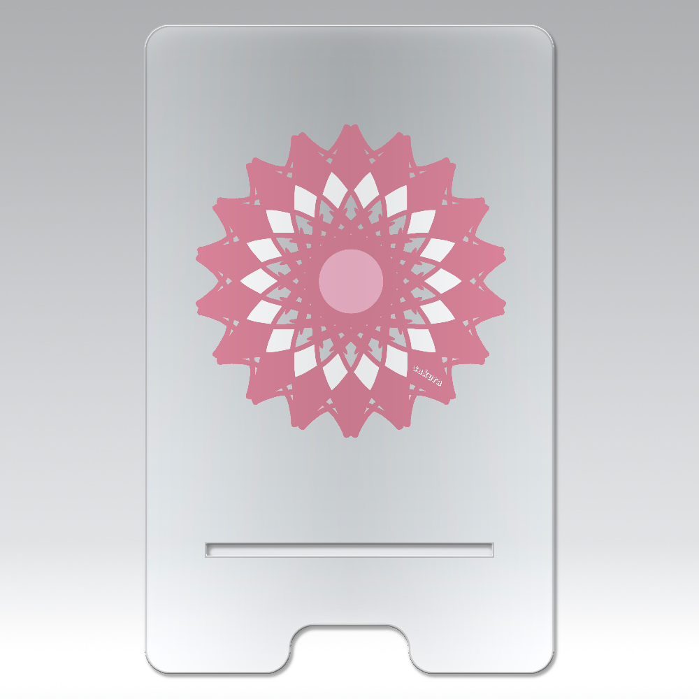 さくら アクリル スマホスタンド