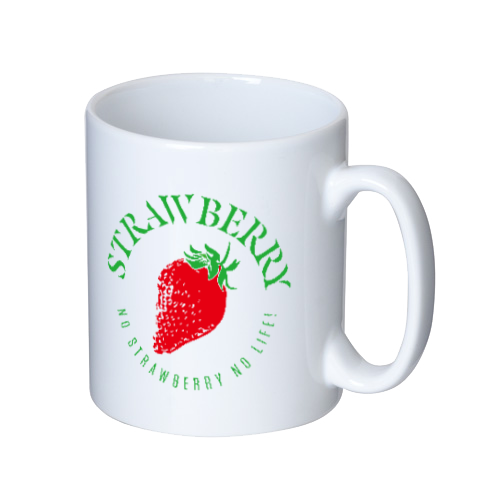 イチゴ大好き Strawberry マグカップ  ホワイト