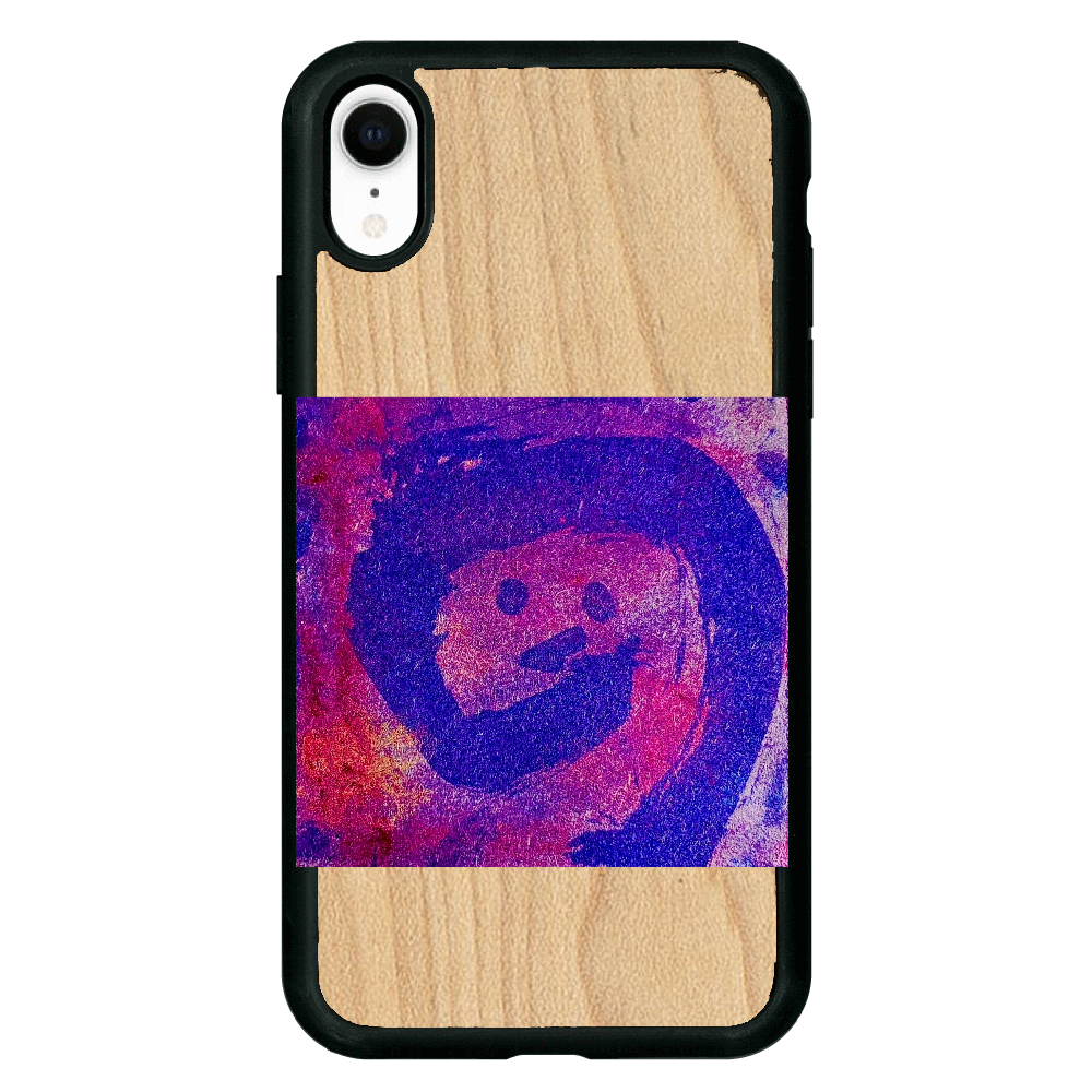不良だ和ノちゃん iPhoneXR ウッドケース