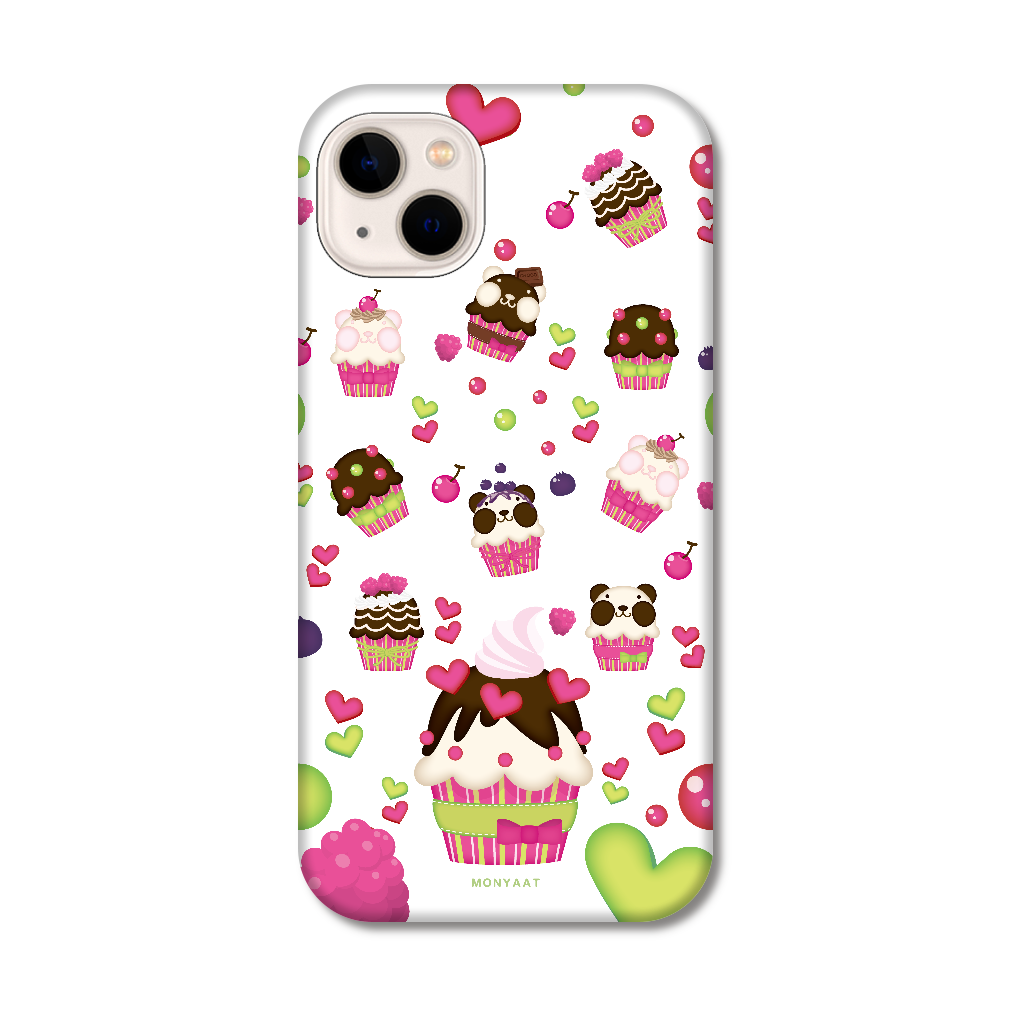 ズレちゃんDEカップケーキ　パンダのズレてもぱんだズレぱんだちゃん iPhone14 Plus