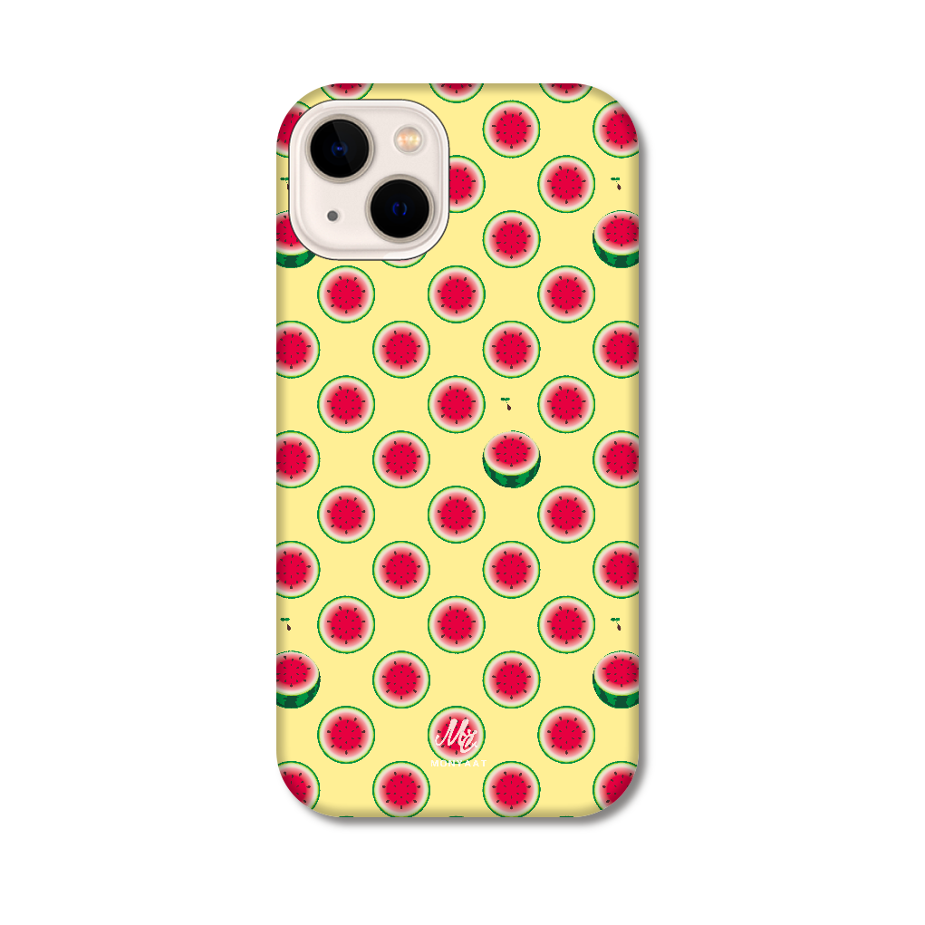 水玉模様は輪切りのスイカ　スイカの冒険 iPhone14