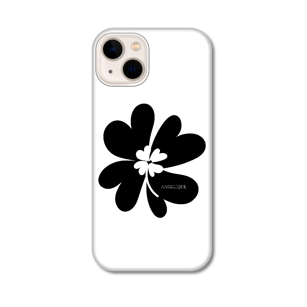 大人な感じの幸せクローバー　ホワイト♣️ iPhone14