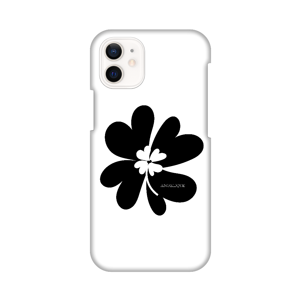 大人な感じの幸せクローバー　ホワイト♣️ iPhone12 mini