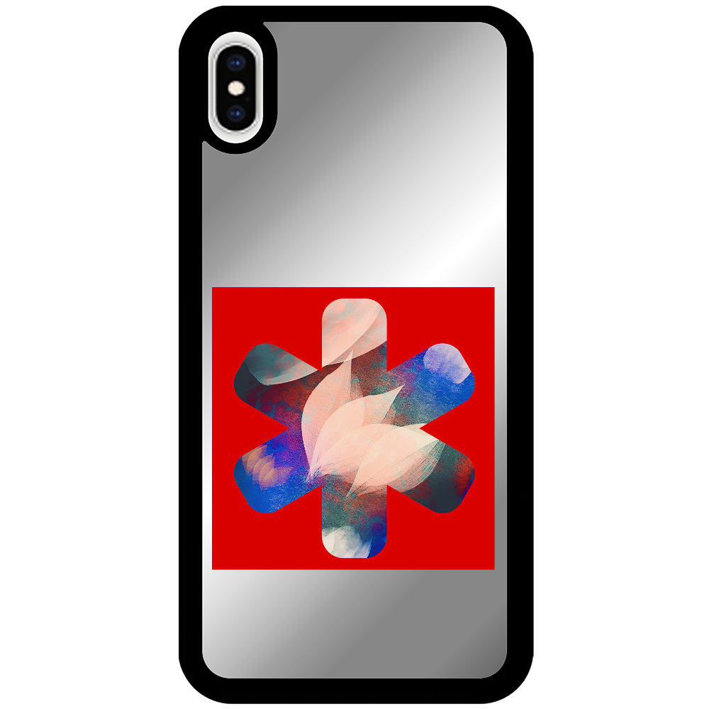 青の動き iPhoneXS Maxミラーパネルケース