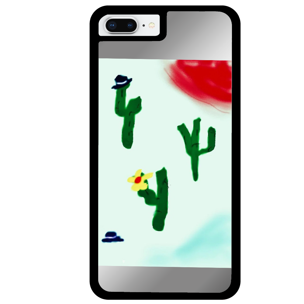 サボろうっと iPhone8plusミラーパネルケース
