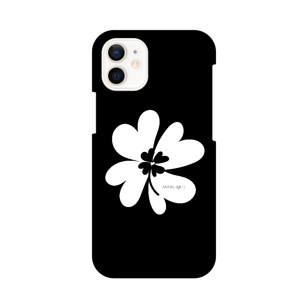 大人な感じの幸せクローバー　ブラック♣️ iPhone12 mini
